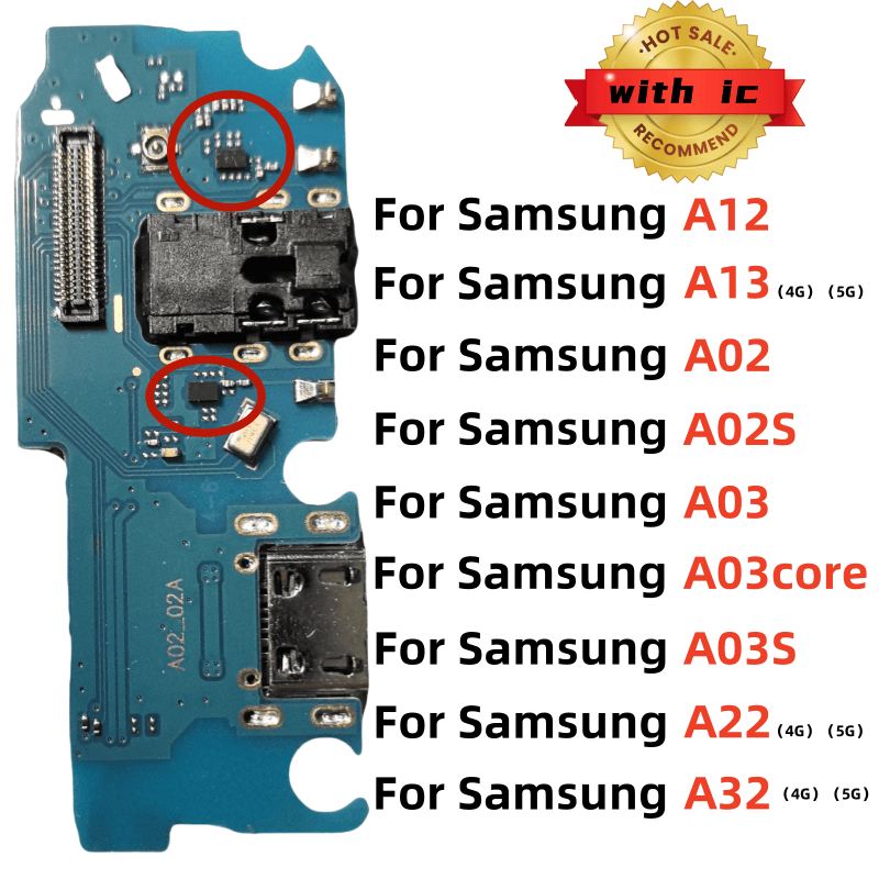 แพรตูดชาร์จ (Charging Port Flex )  SamSung รุ่น A04 A10S A045F A12 A02 A02s A03s A03 Core A13 A22 A32 A33 A53 A04 4G 5G