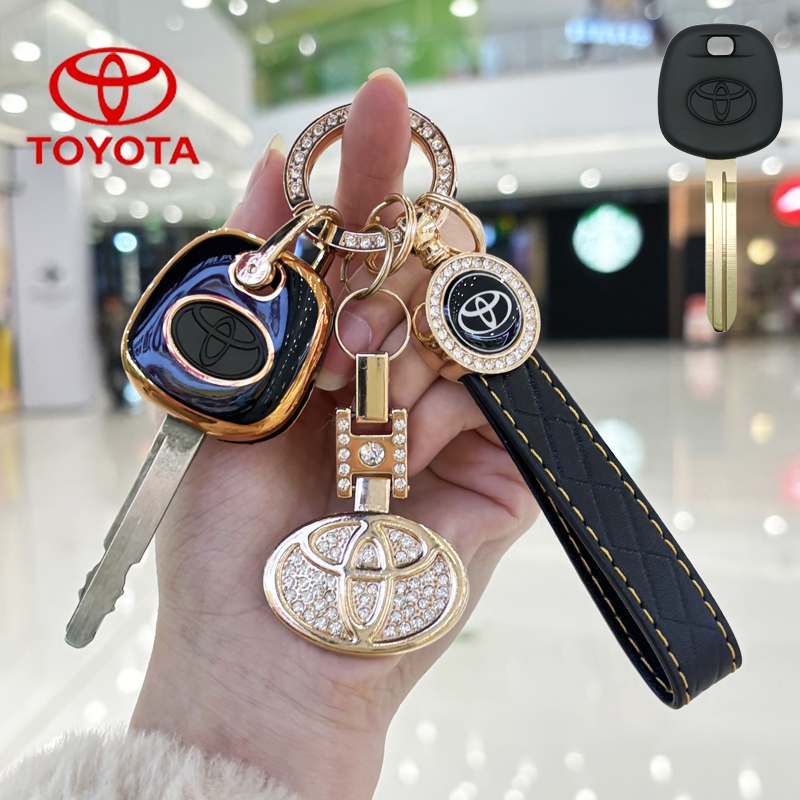 เคสกุญแจรถโตโยต้า เหมาะสําหรับ Toyota vios/camry/hilux champ 2024-2025/wish Key Cover พวงกุญแจ