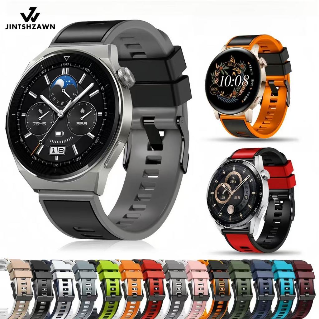 สายรัดซิลิโคนสําหรับผู้เบิกทาง Garmin 745/245/165/168/158/55 สร้อยข้อมือซิลิโคนสองสีสําหรับ Garmin v