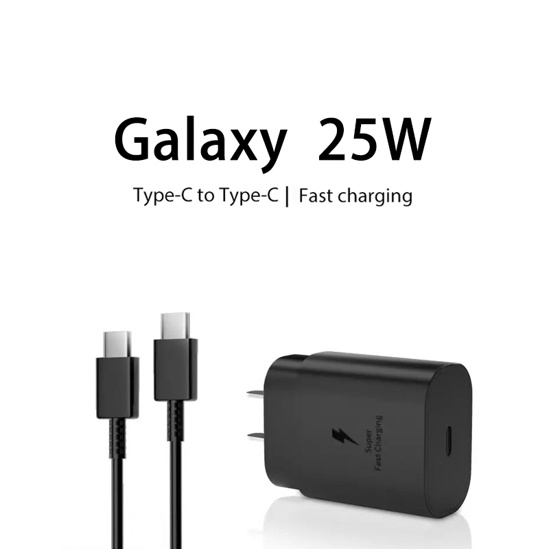 25W/45W ชาร์จเร็วสุด หัวชาร์จเร็วซัมซุงของ สายชาร์จ type c to TYPE-C cable รใช้กับ S20 S21 S22 A70