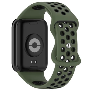 สร้อยข้อมือสายรัดซิลิโคนคู่สีสายนาฬิกาข้อมืออุปกรณ์เสริมสําหรับ Xiaomi Smart Band 10 9 8 Pro / Redmi Watch 4 5 6