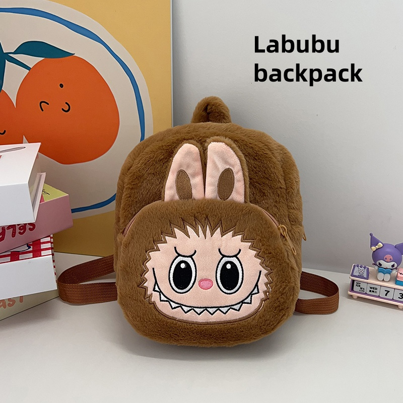 กระเป๋าเป้สะพายหลังเด็ก labubu กลับแพ็ค labu กระเป๋านักเรียน labu bagpack ตุ๊กตา bagpack อนุบาล bagp
