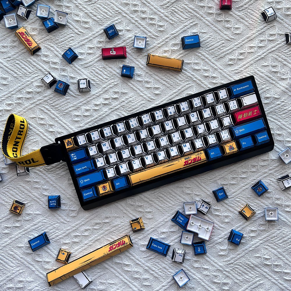 Comic style keycap PBT  cherry profile 151keys Dye-sub keycaps