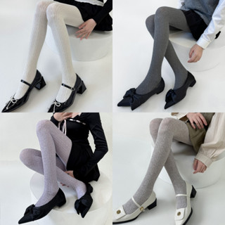 Alia สตรีฤดูหนาวฤดูใบไม้ร่วงถุงน่อง Twist ลาย Vintage Pantyh…