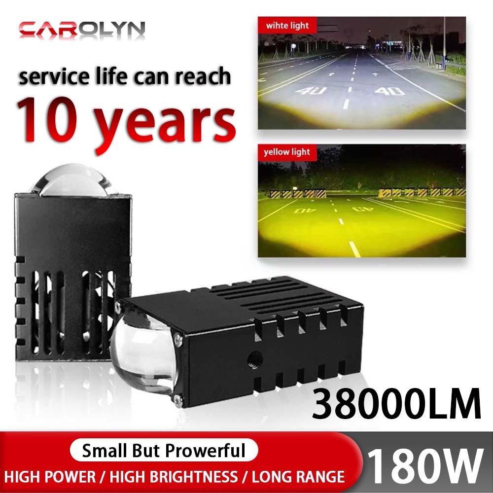 2pc 180W Grile ไฟ LED Pods ไฟหน้ารถด้านหน้ารถจักรยานยนต์ ATV UTV โปรเจคเตอร์เลนส์รถหมอก Offroad 38000LM พัดลม 10V-80V