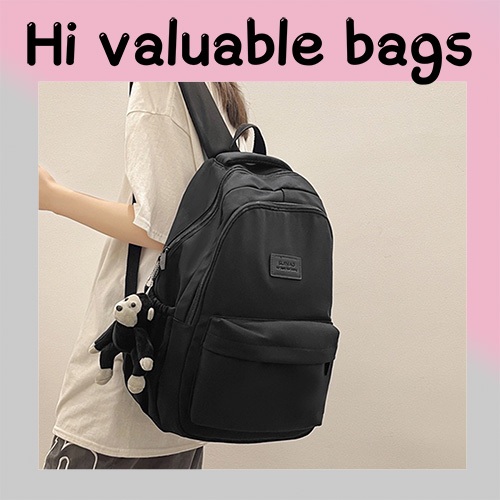 [Hi Valuale bags]Korean style bag school backpackk girl school bag beg sekolah perempuan student bag