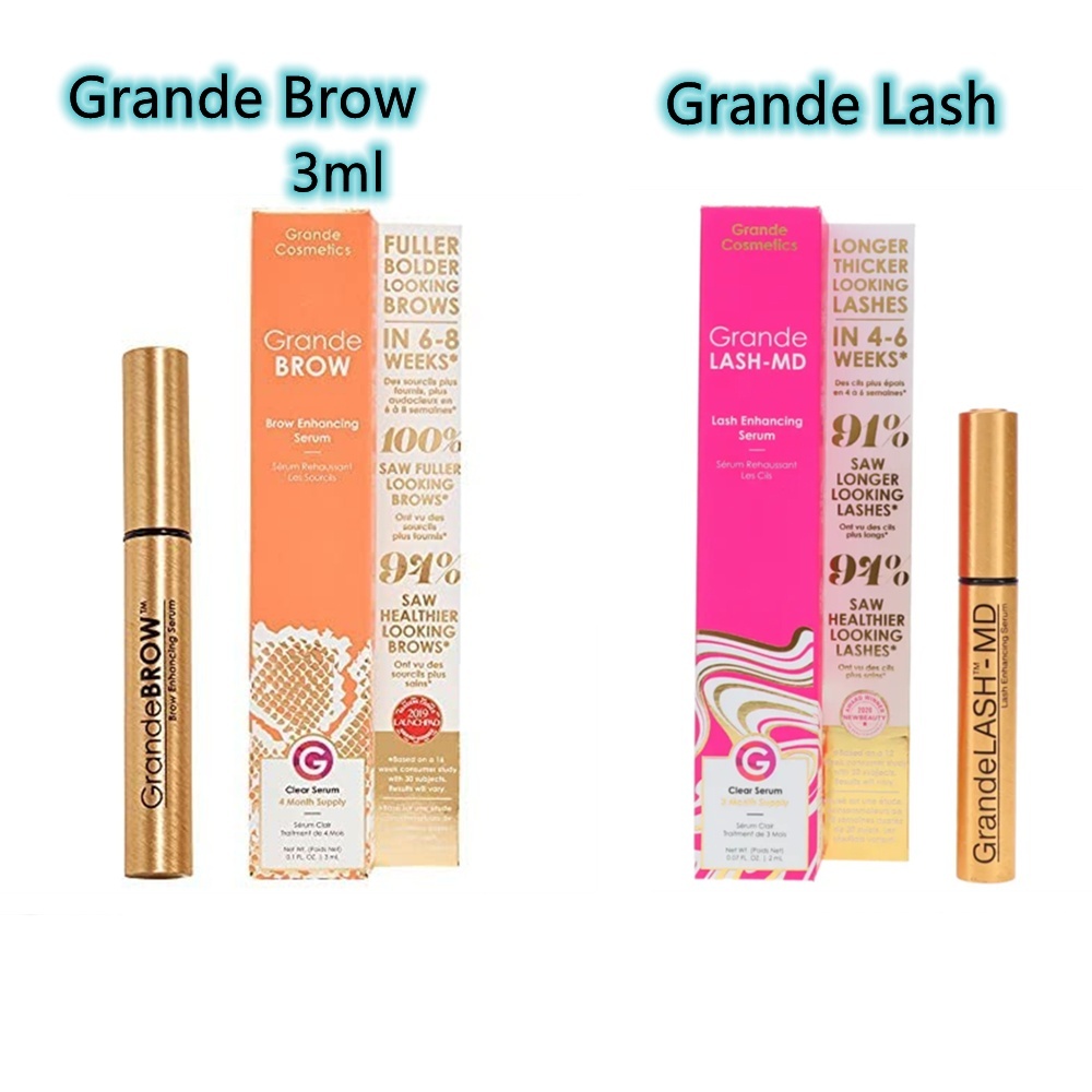 Grande Cosmetics GrandeLASH-MD Lash Enhancing Eyelash & GrandeBrow GrandeBrow Eyebrow Brow Serum
