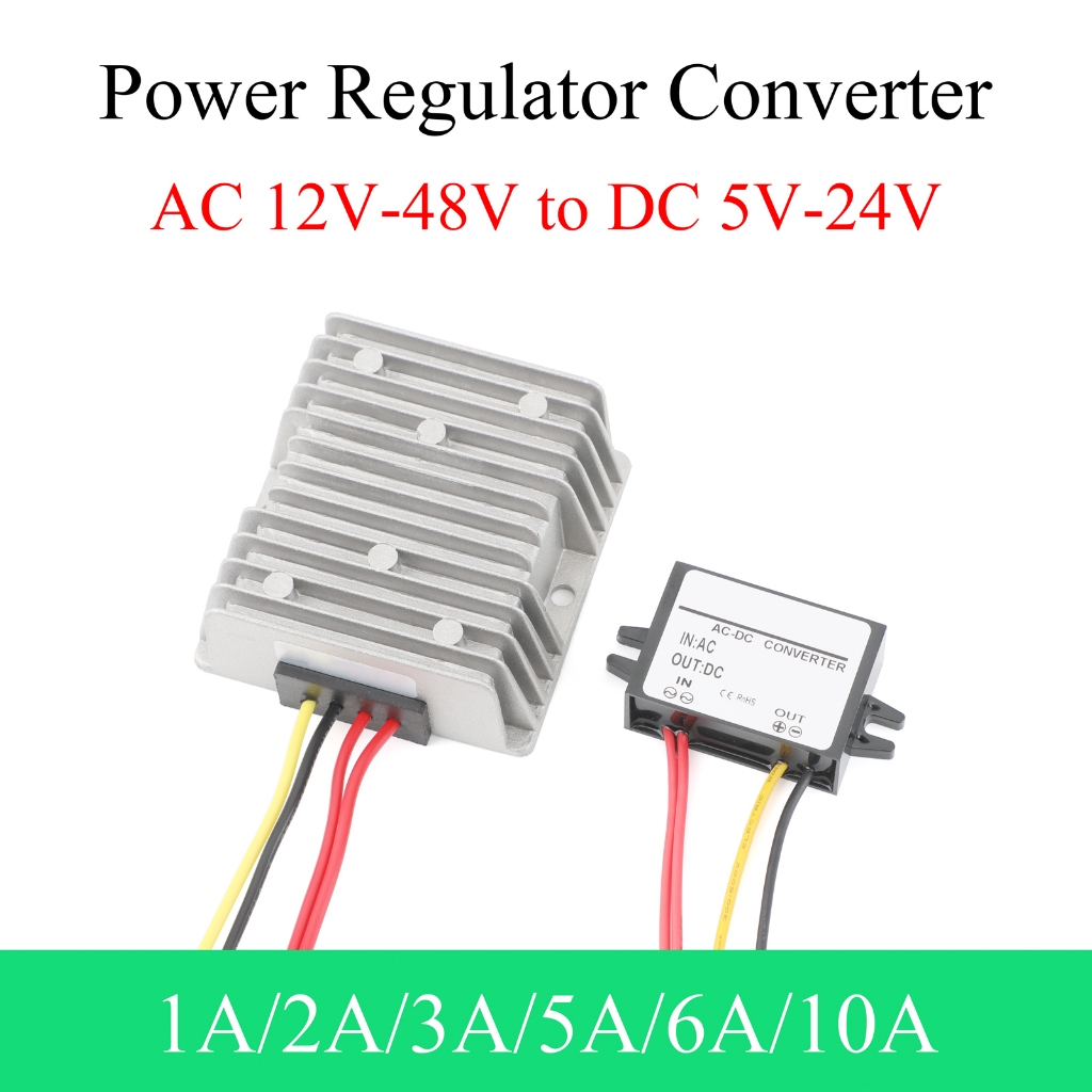 Ac-dc Power Converter AC 12/24V 24V 24/36/48V ถึง DC 5V 12V 24V Buck Converter โมดูลหม้อแปลง LED โมดูล