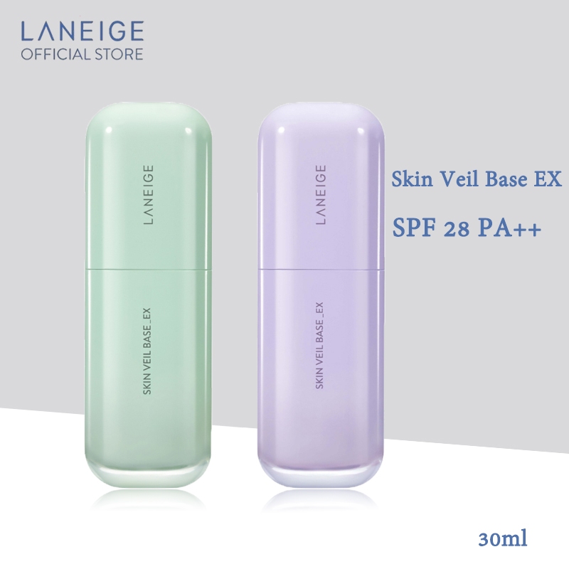 Laneige Skin Veil Base EX SPF 28 PA++ 30ml เบสเมคอัพ ที่คิดค้นเฉดสีพิเศษมาสำหรับผิวผู้หญิงเอเชียโดยเฉพาะ