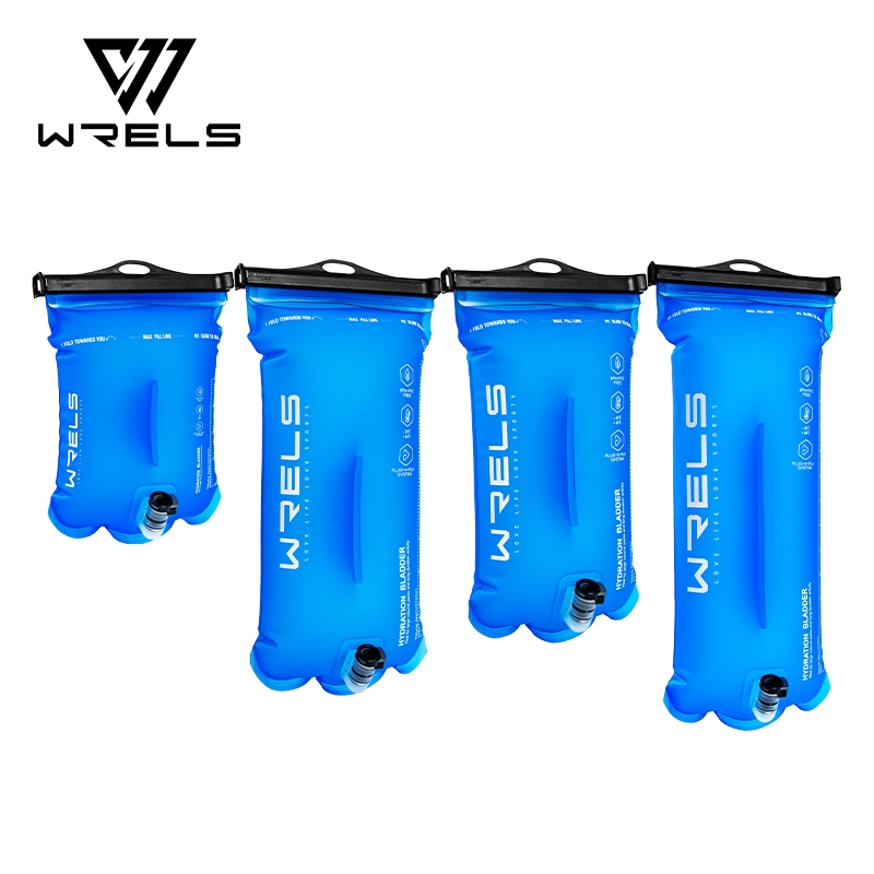 กระบอกน้ำอัปเกรด WRELS ขนาด 1L, 1.5L, 2L และ 3L ปราศจาก BPA ทนทานและมีการออกแบบที่สวยงาม