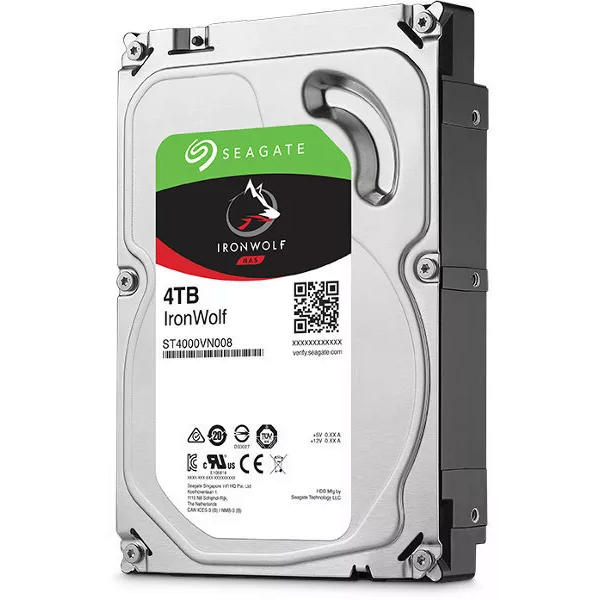 Ironwolf 4TB ST4000VN008 NAS 5900RPM 64MB 3.5" ฮาร์ดไดรฟ์ภายใน SATA