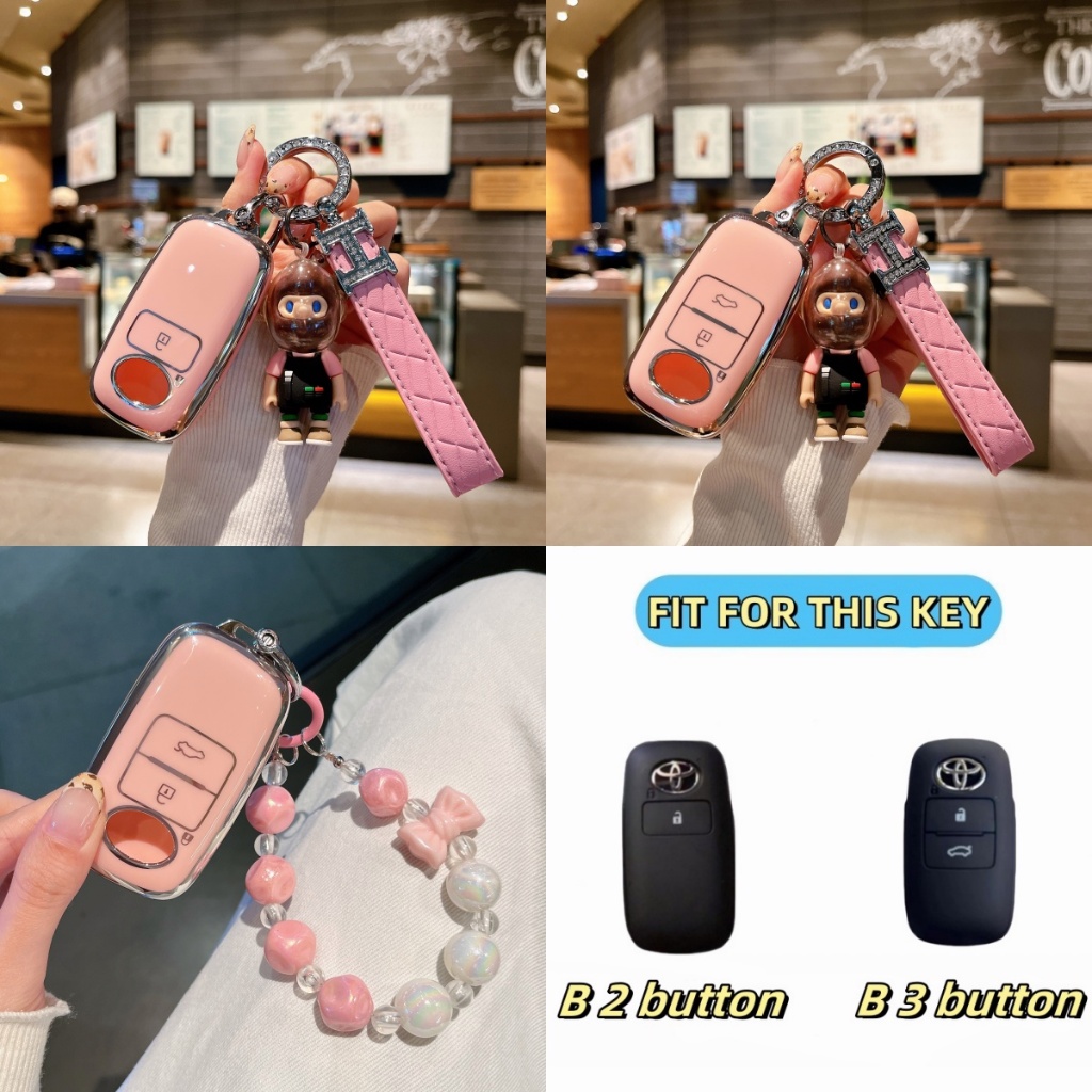 เคสกุญแจรถยนต์ toyota Yaris Cross Ativ Raize Veloz Raize AVANZA 2022-2025 เคสกุญแจรีโมท Tpu สําหรับ