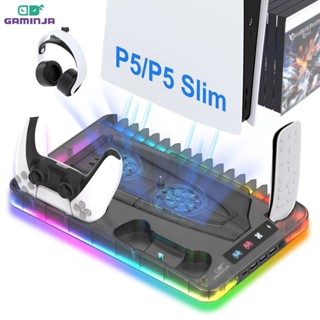 Rgb Cooling Base Gamepad PS5&PS5 Slim&PS5 Pro สักเด่นการระบา…