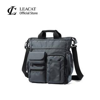 Leacat กระเป๋าสะพายข้างลําลอง อเนกประสงค์ กันน้ํา สําหรับผู้ชาย