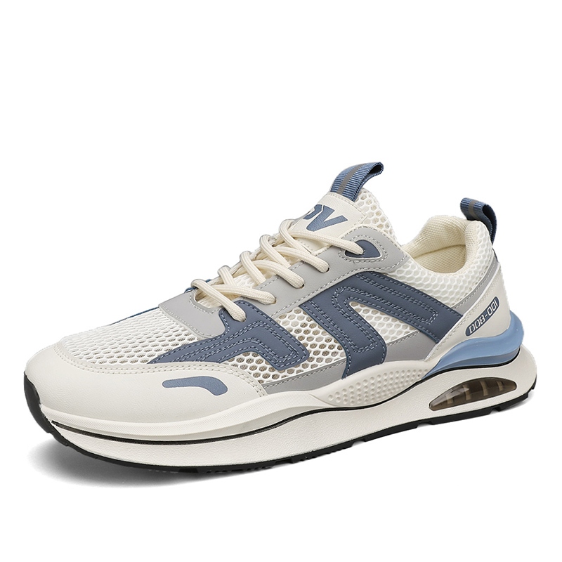 ผู้ชาย All-Match ตาข่าย Breathable กีฬารองเท้าหนา Soled ความสูงกลางแจ้ง Anti-Slip สวมใส่รองเท้าวิ่ง
