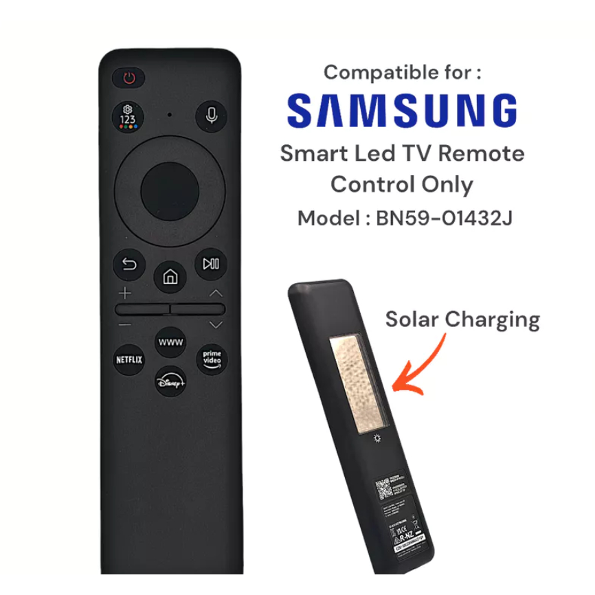 ใหม่ BN59-011432J BN5901432A พลังงานแสงอาทิตย์รีโมทคอนโทรลสําหรับ Samsung TV Q70C Q60C QN800C SAMSUN
