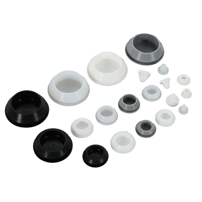 M3-m28 สีขาวกรวย Snap-on T ประเภทซีลหมวกสกรูยาง Fitting ปลั๊กซิลิโคนยาง Gromet ปลั๊กรู Plugger ฝาครอบรอบภายนอก Blanking End Cap - รูปที่ 2