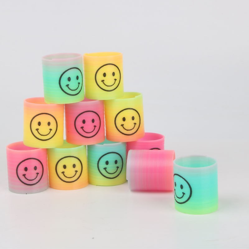 TOYSสปริงสายรุ้ง สปริงเด้งดึ๋ง สปริงสีรุ้ง ของเล่นเด็ก