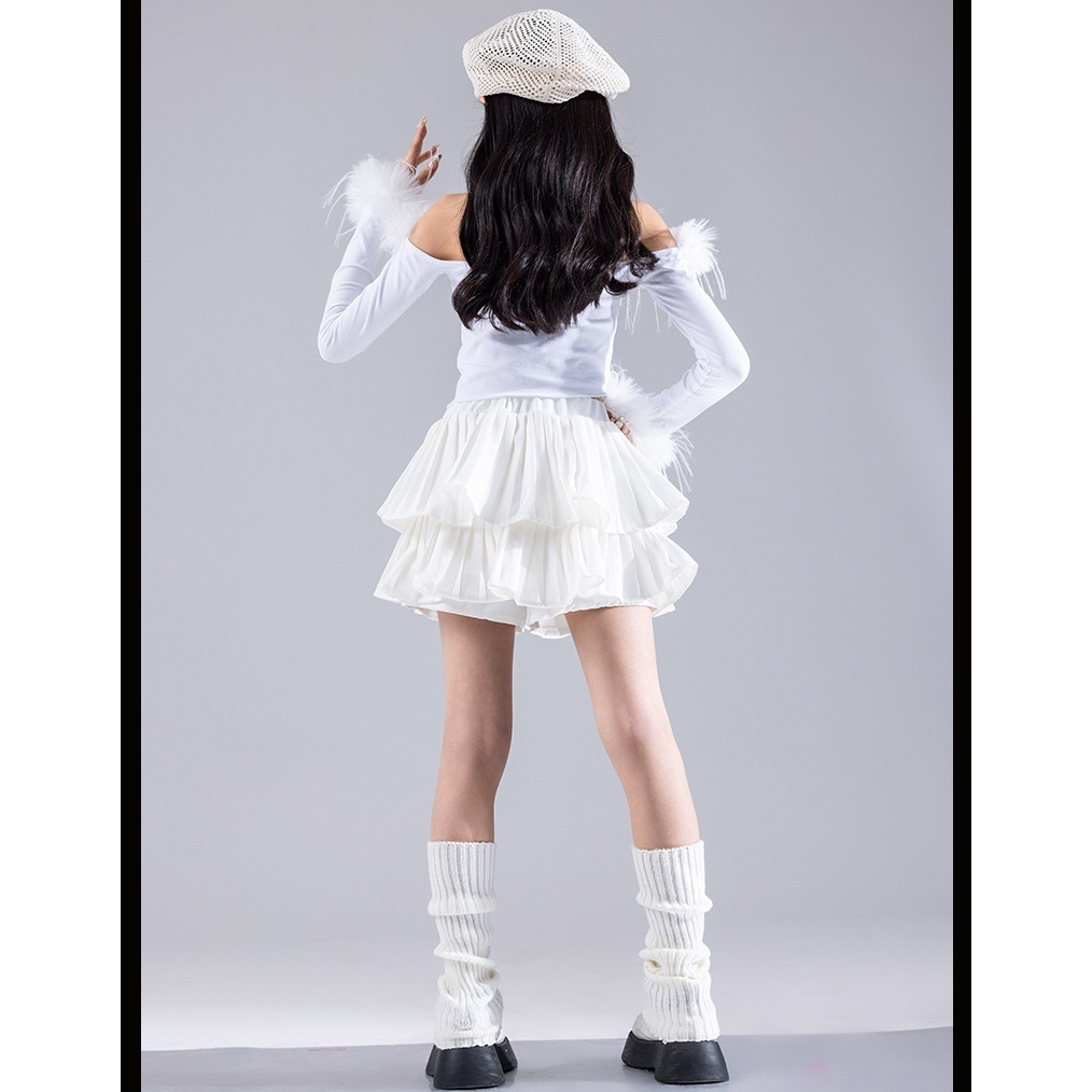 พร้อมส่ง ชุดเต้นแจ๊สสำหรับเด็ก / ชุดว่า รูปที่ 6