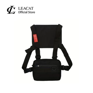 Leacat ใหม่ กระเป๋าคาดอกลําลอง คาดเอว ขนาดเล็ก สไตล์สตรีท ยุทธวิธี สําหรับผู้ชาย
