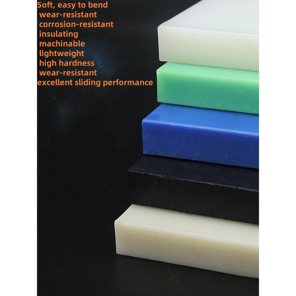 สีดํา PA6+GF30 กระดานไนลอนไฟเบอร์กลาส PA66/MC กระดานไนลอนบริสุทธิ์-1 ชิ้น