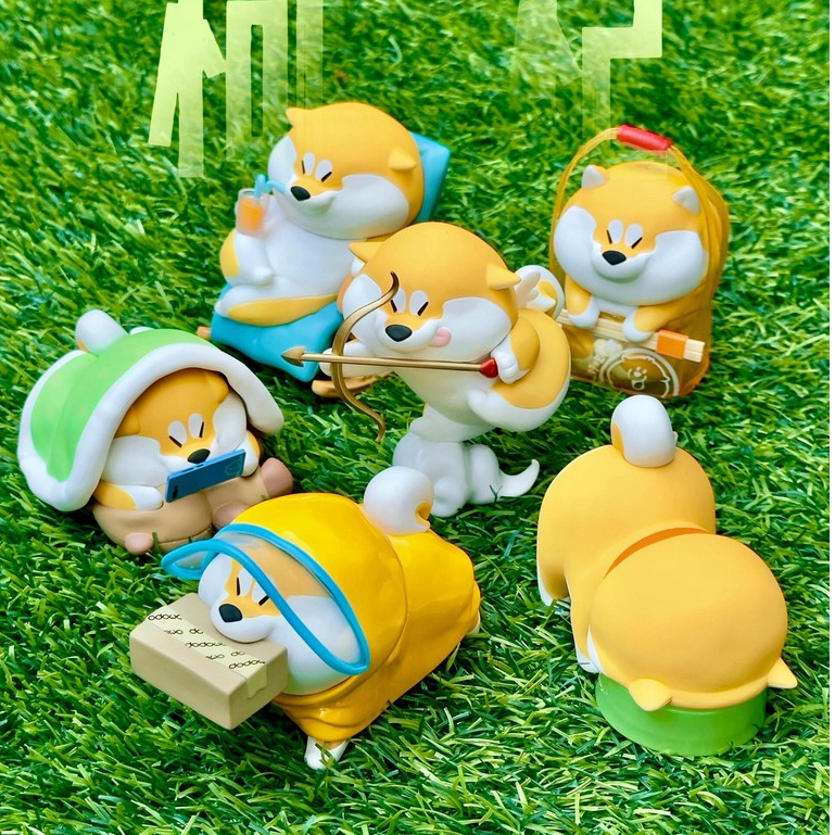 ของแท้ Achai wolfberry's Life Diary Blind Box ตุ๊กตาชิบะอินุน่ารักตุ๊กตาตุ๊กตาเครื่องประดับของขวัญวันเกิดหญิง