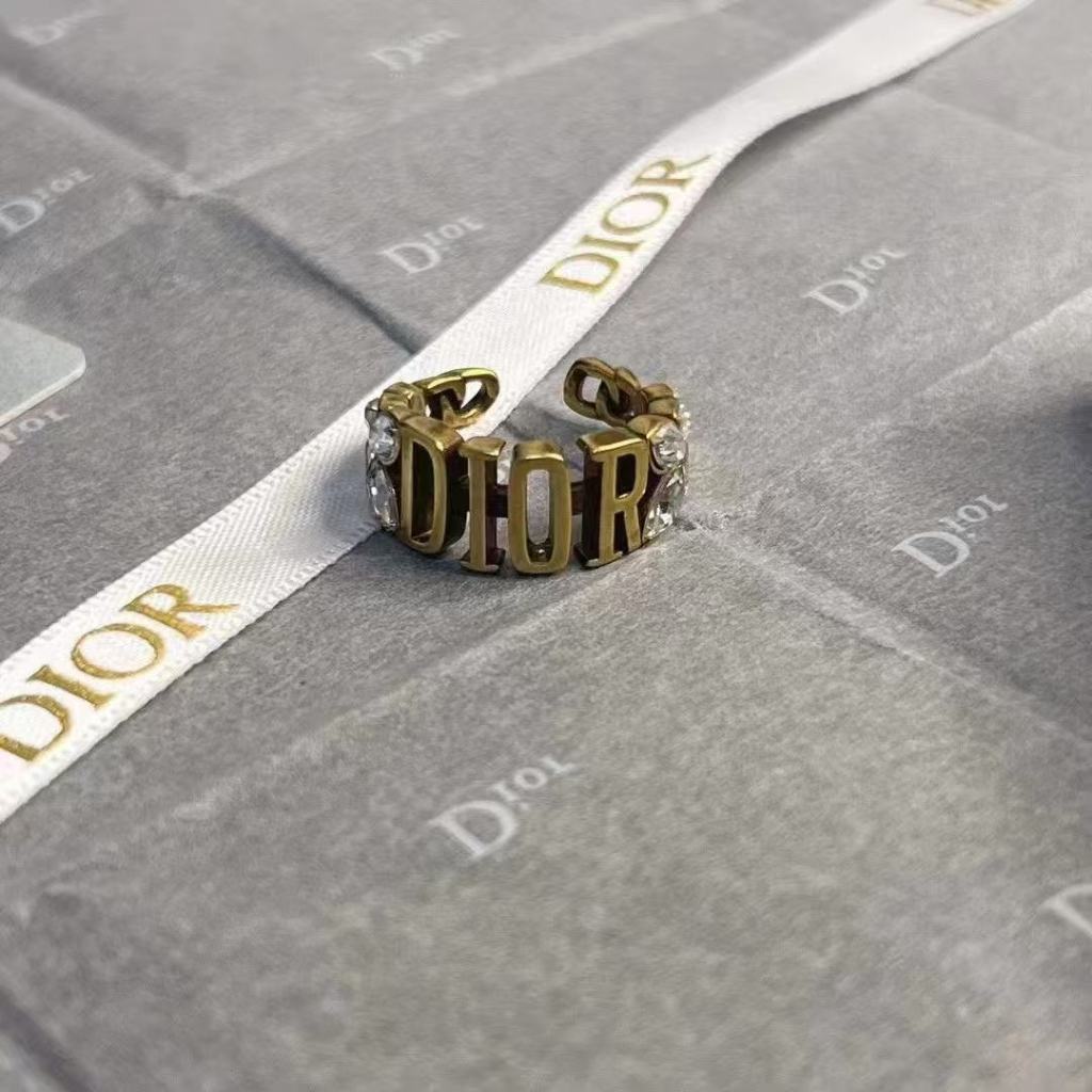 2025 ใหม่ DI*R Hollow RING CAN FIT SIZE 6 -SIZE 8