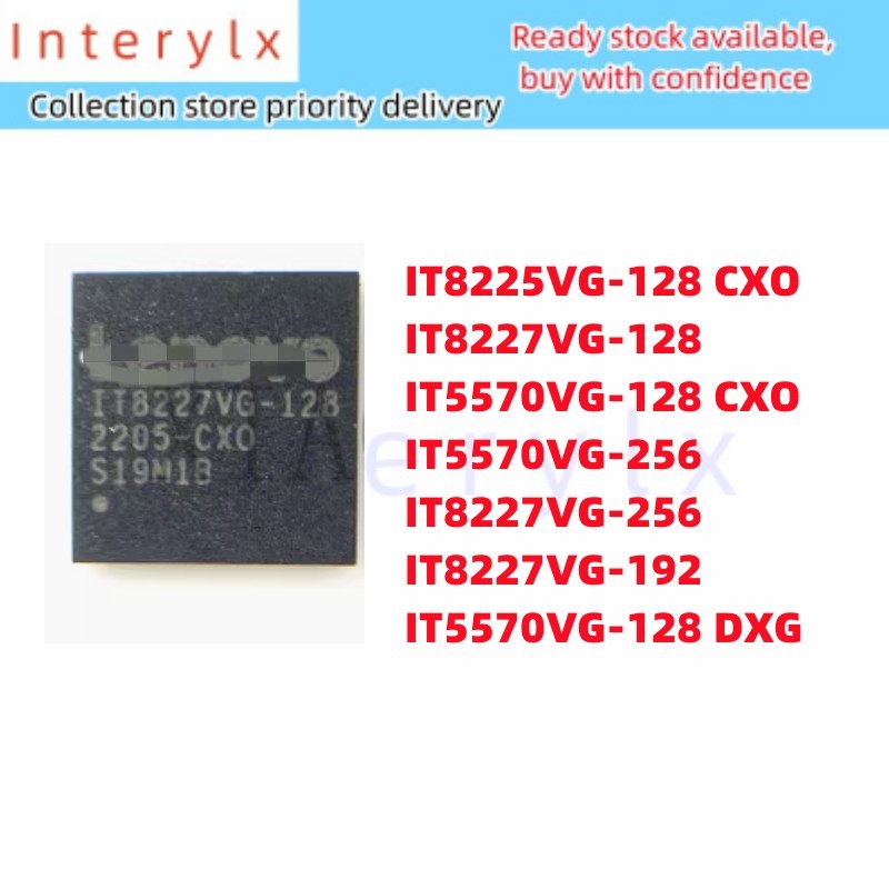1 ชิ้น/ล็อตไม่มีโปรแกรม IT8225VG-128 CXO IT8227VG-128 IT5570VG-128 CXO IT5570VG-256 IT8227VG-256 IT8