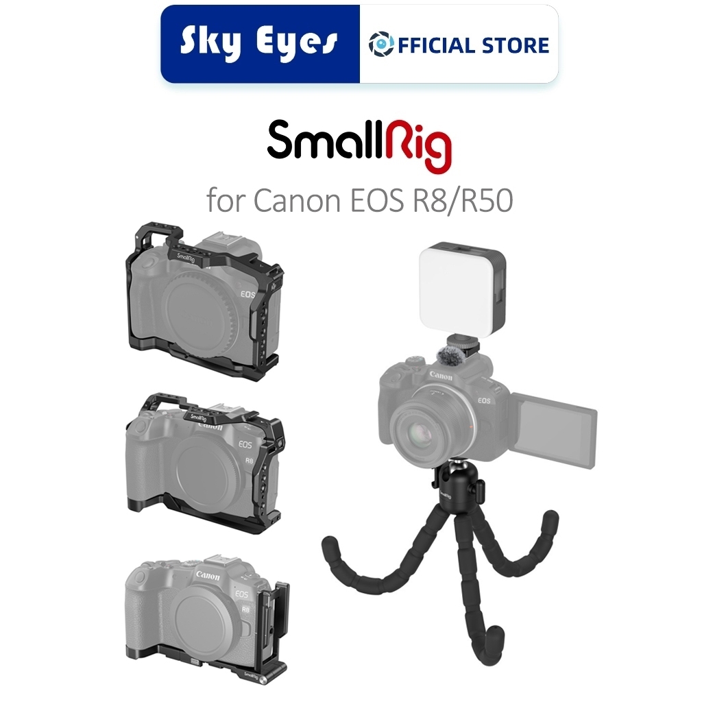Smallrig Canon EOS R8/R50 อุปกรณ์เสริมCage/L-Bracket/Vlogging ขาตั้งกล้อง