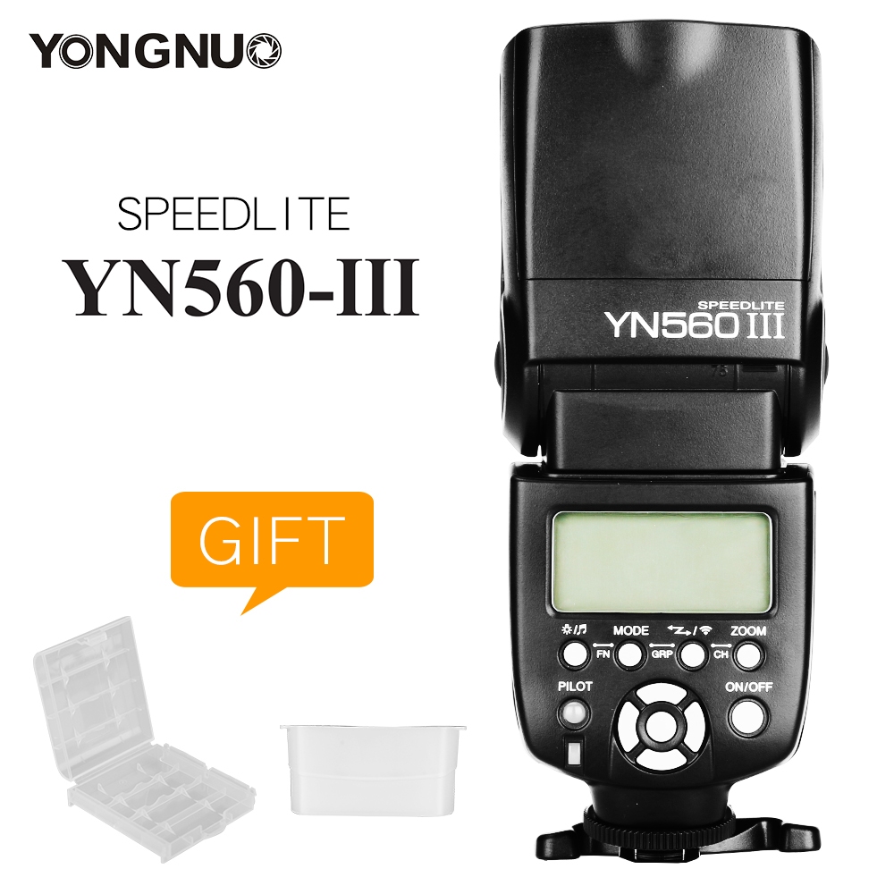 Yongnuo YN560III แฟลชความเร็วไร้สายสําหรับกล้อง DSLR, YN560III, GN58, 2.4G
