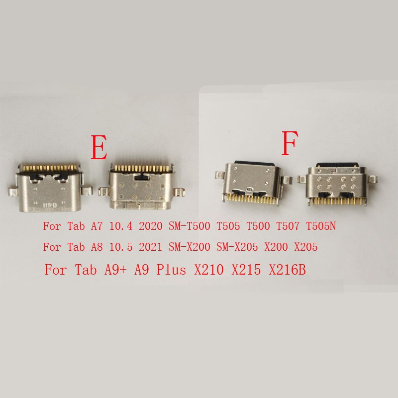 2-10 ชิ้น Dock พอร์ตเชื่อมต่อชาร์จ Usb ปลั๊กชาร์จประเภท C สําหรับ Samsung Galaxy T505 T500 T507 X200