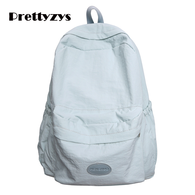 กระเป๋าเป้นักเรียน Prettyzys 2025 เกาหลี ความจุขนาดใหญ่ กระเป๋านักเรียน 14 นิ้ว สําหรับผู้หญิง