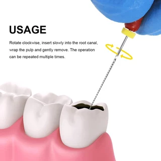 Niceden ทันตกรรม endo ไฟล์ H ไฟล์ 6 ชิ้น/แพ็ค 21/25 มม. ทันตกรรม Endodontics