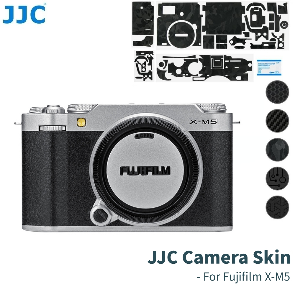 JJC SS-XM5 กล้องป้องกันรอยขีดข่วนฟิล์มผิวป้องกันสำหรับ Fuji Fujifilm X-M5 XM5 กล้องผิวฟิล์ม Protector อุปกรณ์เสริม