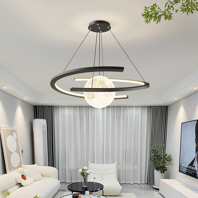 Nordic ห้องนั่งเล่นโคมระย้าโคมไฟเพดาน Led จี้ตกแต่งสําหรับห้องนอนเกาะห้องครัวเด็กไฟแขวน