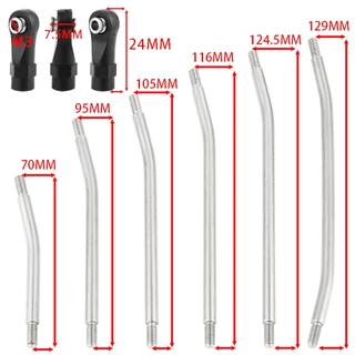 ชุดอะไหล่อัพเกรด ฐานล้อโลหะ 313 มม. สําหรับรถไต่หินบังคับ 1/10 Axial SCX10 II 90046 10 ชิ้น ต่อชุด