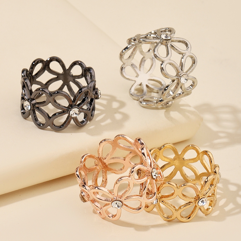 การออกแบบดอกไม้ Buckle Hijab Clip Tudung Pin Tudung เข็มกลัดผ้าพันคอ Cincin แหวนหัวเข็มขัดผ้าคลุมไหล่แหวนคลิป