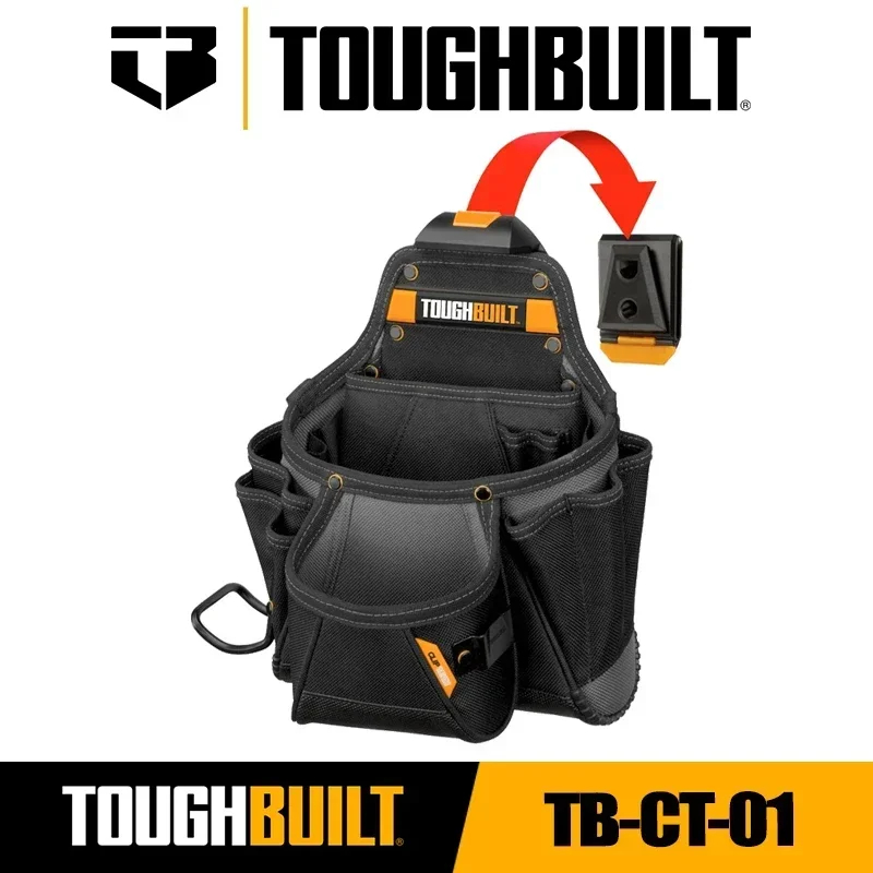Toughbuilt TB-CT-01 กระเป๋าสัญญาขนาดใหญ่แขวนกระเป๋าความจุขนาดใหญ่ชุดเครื่องมือมัลติฟังก์ชั่น เครื่องมือกระเป๋าอุปกรณ์เสริม