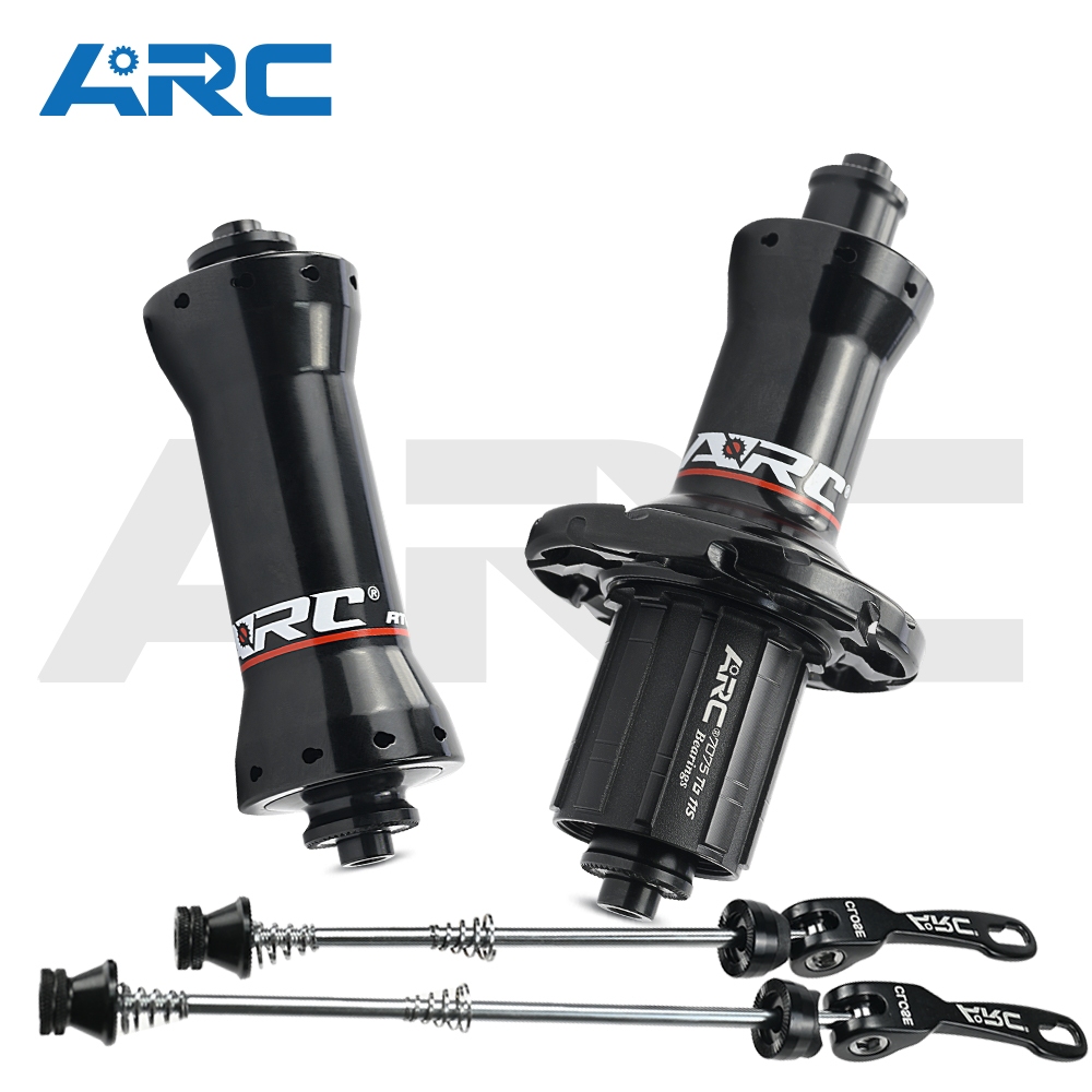 ARC RT035F/R 20/24 หลุมคาร์บอนไฟเบอร์จักรยานขอบเบรค Hub สําหรับตรงดึง Spokes Shimano8/9/10/11s NBK แบริ่ง 4 Pawls Ratchet 36T 9*100 มม./10*130 มม. ราคา ถูกที่สุด ดีลบีเคเค รูปภาพหลัก