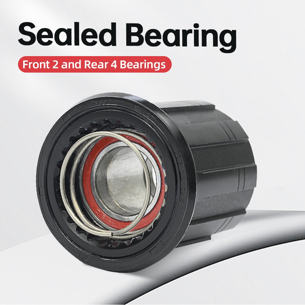 ARC RT035F/R 20/24 หลุมคาร์บอนไฟเบอร์จักรยานขอบเบรค Hub สําหรับตรงดึง Spokes Shimano8/9/10/11s NBK แบริ่ง 4 Pawls Ratchet 36T 9*100 มม./10*130 มม. ราคา ถูกที่สุด ดีลบีเคเค แกลเลอรีภาพที่ 5