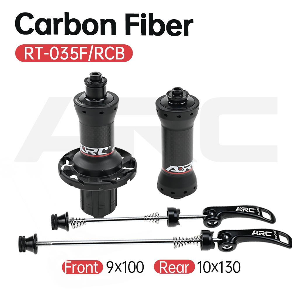 ARC RT035F/R 20/24 หลุมคาร์บอนไฟเบอร์จักรยานขอบเบรค Hub สําหรับตรงดึง Spokes Shimano8/9/10/11s NBK แบริ่ง 4 Pawls Ratchet 36T 9*100 มม./10*130 มม. ราคา ถูกที่สุด ดีลบีเคเค แกลเลอรีภาพที่ 2