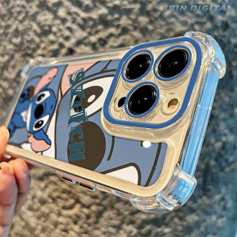 เคส VIVO V21 5G V23 5G V23 Pro 5G V25 Pro V27 5G V27 Pro V27E 5G T2 4G กรณีโทรศัพท์ Stitch ซิลิโคนสี