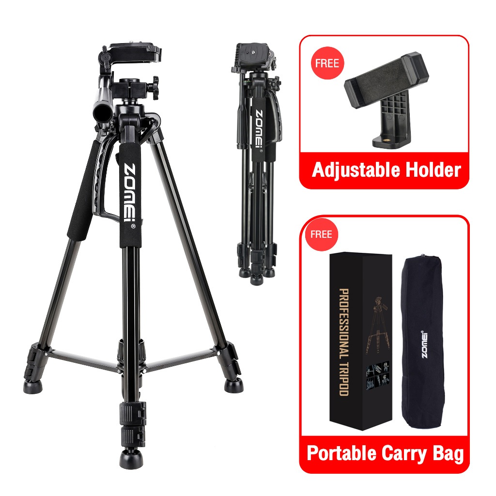 Camera tripod Zomei q120 กล้องอลูมิเนียมระดับมืออาชีพขาตั้งกล้อง 160CM 5KG DSLR ขากล้องมือถือ ขาตั้งกล้องliveสด ขาตั้งกล้องแบบ 3 ขา tripod for camera ขาตั้งกล้อง