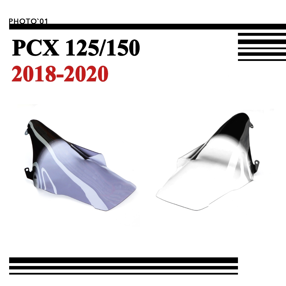 Psler ชิวหน้า บังลม กระจกหน้ารถ กระจกกันลม สําหรับ Honda PCX150 PCX 150 PCX125 PCX 125 2018-2020 (72