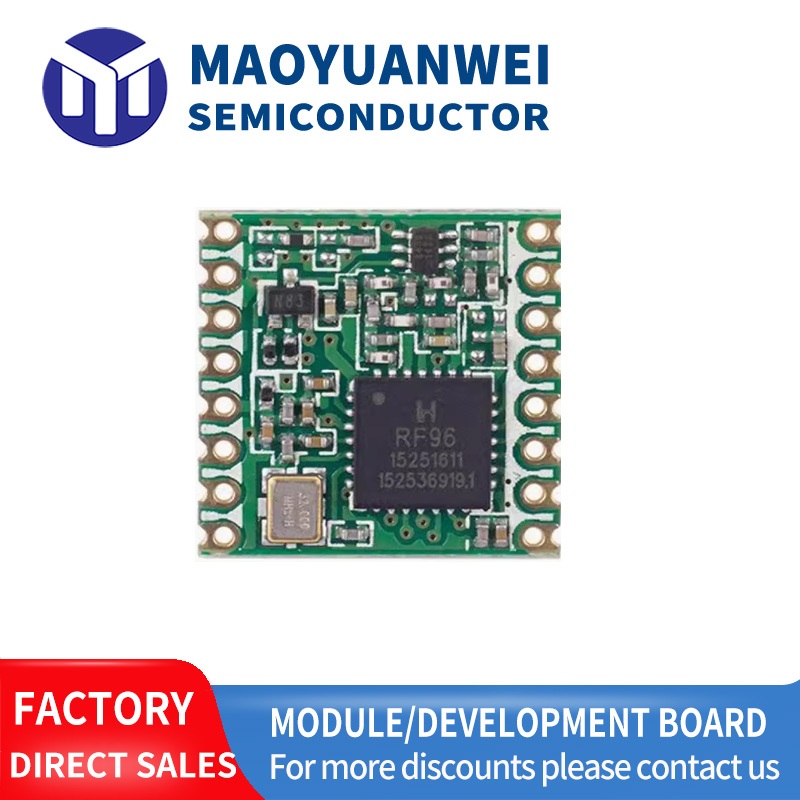 RFM96W RFM98W RFM95W 1pcs Microcontroller LoRaTM ระยะทางไร้สายโมดูลสนับสนุน sx1276 RFM95 RFM96 RFM98