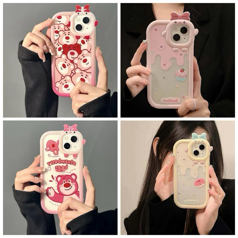 เคส Samsung A05 A05S A24 4G A34 5G A54 5G A10S M01S A03 Core หลายสไตล์สร้างสรรค์โปร่งใสกรณี โทรศัพท์หล่น