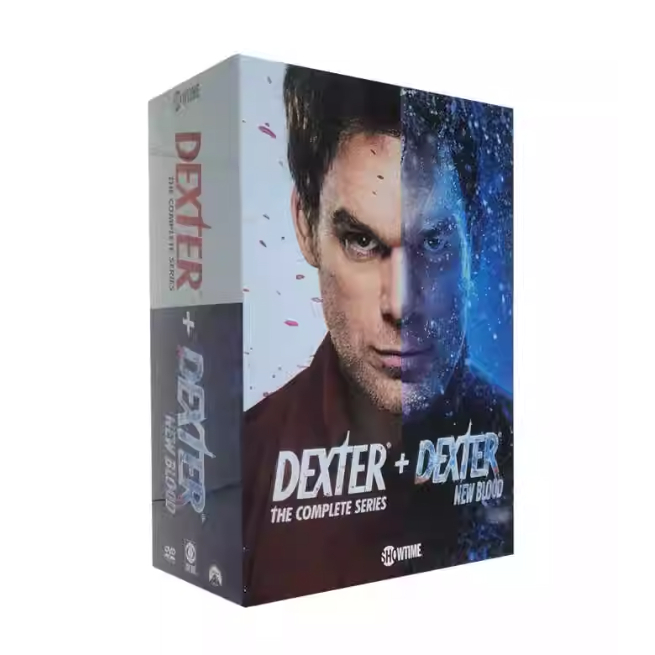 Dvd ใหม่ล่าสุด Bloodthirsty Coroner Collection Dexter 36DVD ละครอเมริกันคําบรรยายการออกเสียงภาษาอังก