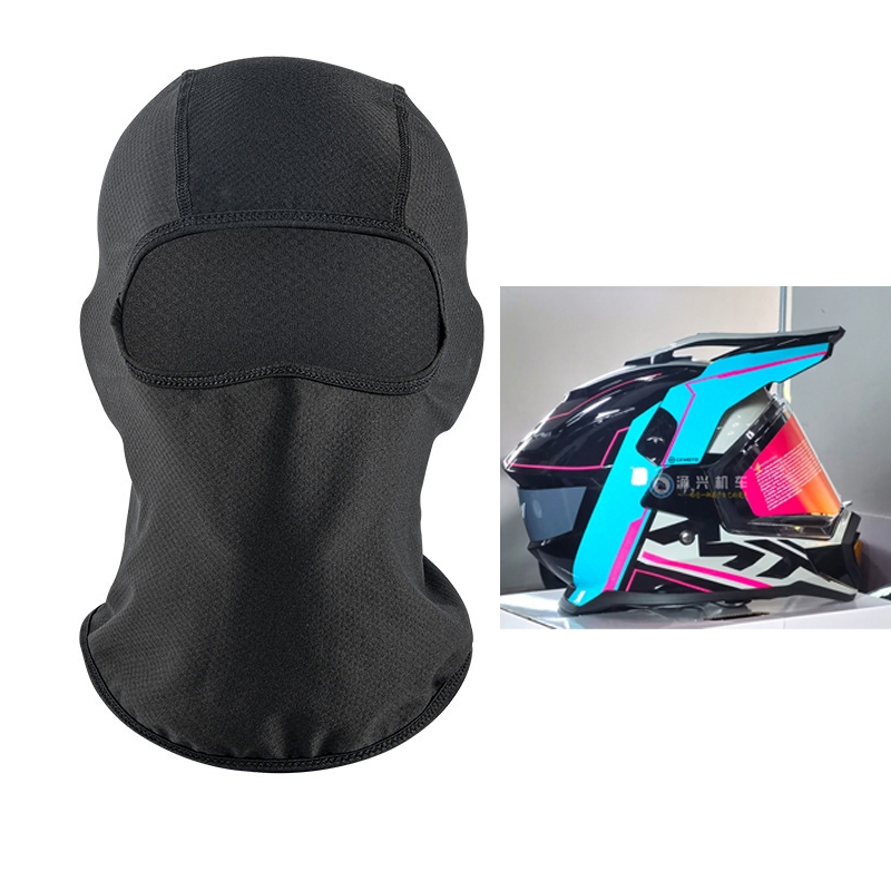 ดาวอัศวินหมวกกันน็อกสำหรับผู้ชายและผู้หญิง Windproof ดวงอาทิตย์รถจักรยานยนต์ขี่จักรยานยนต์ปกปิดคอผ้าพันคอหมวกกันน็อกหน้ากากใบหน้าเต็มรูปแบบ