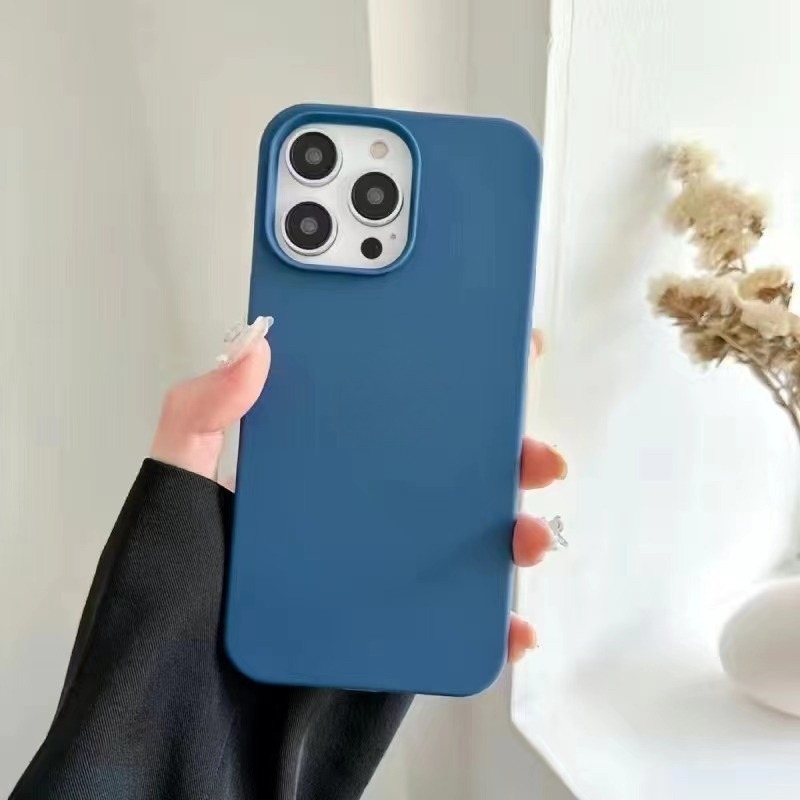 Apple โลโก ้ 1.7 มม.ซิลิโคนบางเฉียบเคสนุ ่ ม IPhone 11 12 13 14 15 Pro Max Candy TPU เคสโทรศัพท ์ Big Hole