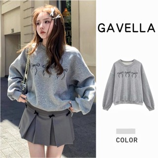 GAVELLA พร้อมส่ง✨เสื้อแขนยาว sweatshirt แขนยาว เสื้อหนาว สเว…